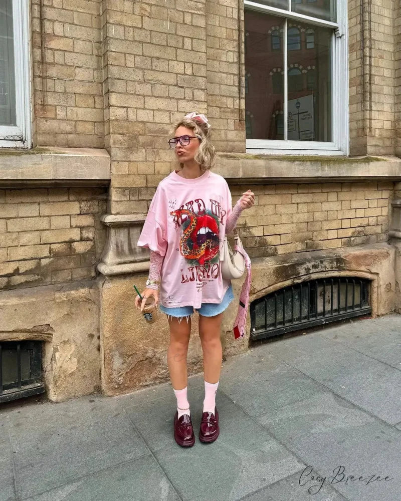 Harajuku Classic Gothic Graphic T-Shirt t-shirt-250223