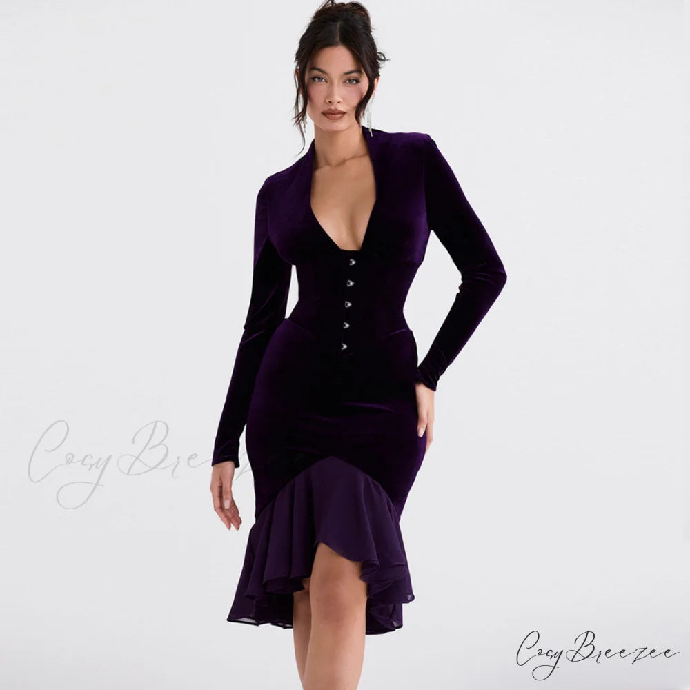 High Low Graceful Hem Tulle Skirt S / Purple