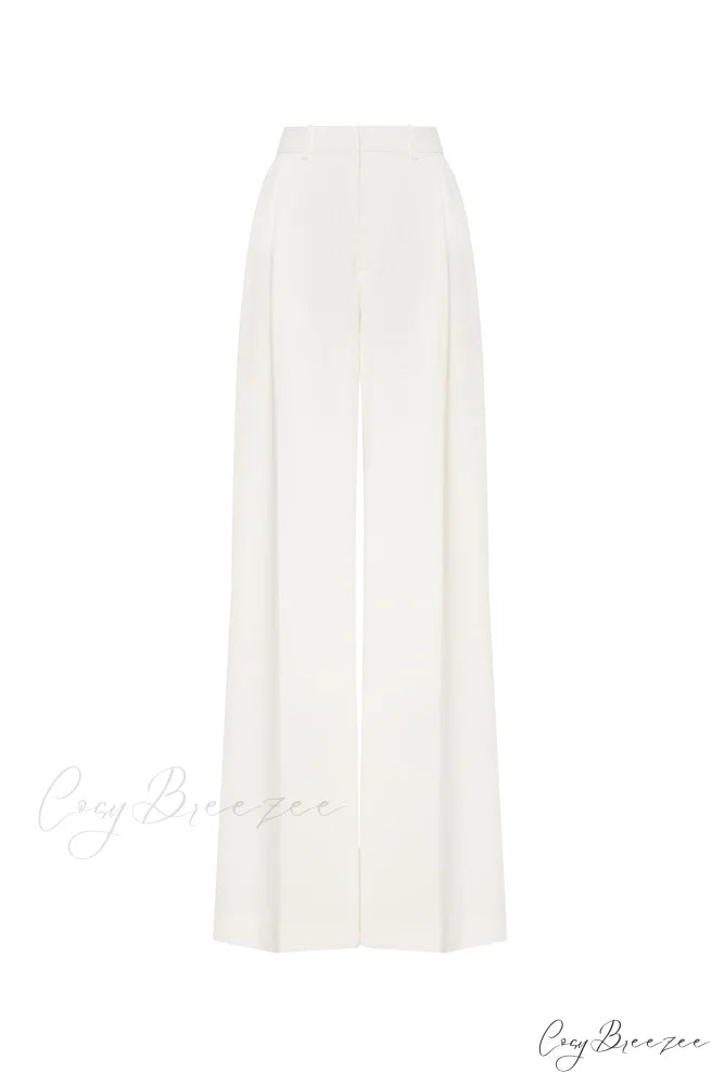 High-Rise White Suit Charming Pants Xo Xo XXS / White