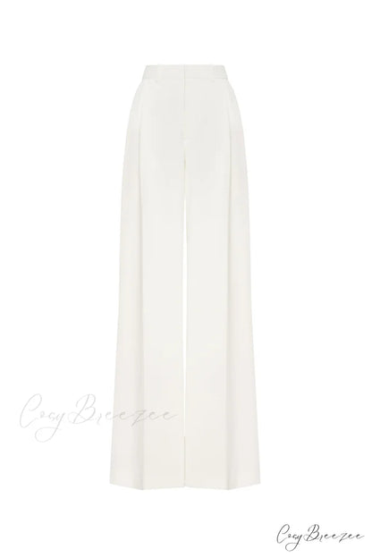 High-Rise White Suit Charming Pants Xo Xo XXS / White