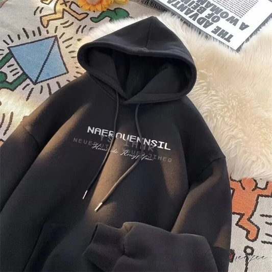 High Street Letter Printed Hoodie hoodies-241228