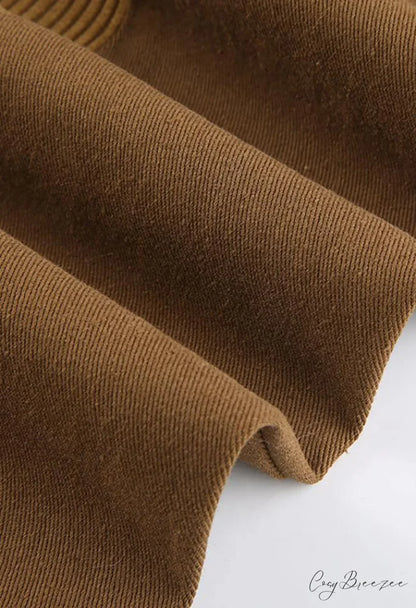 High Waist Wide Trendy Leg PU Pants