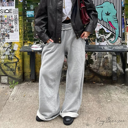 High Waisted Flowy Palazzo Pants pants-241228