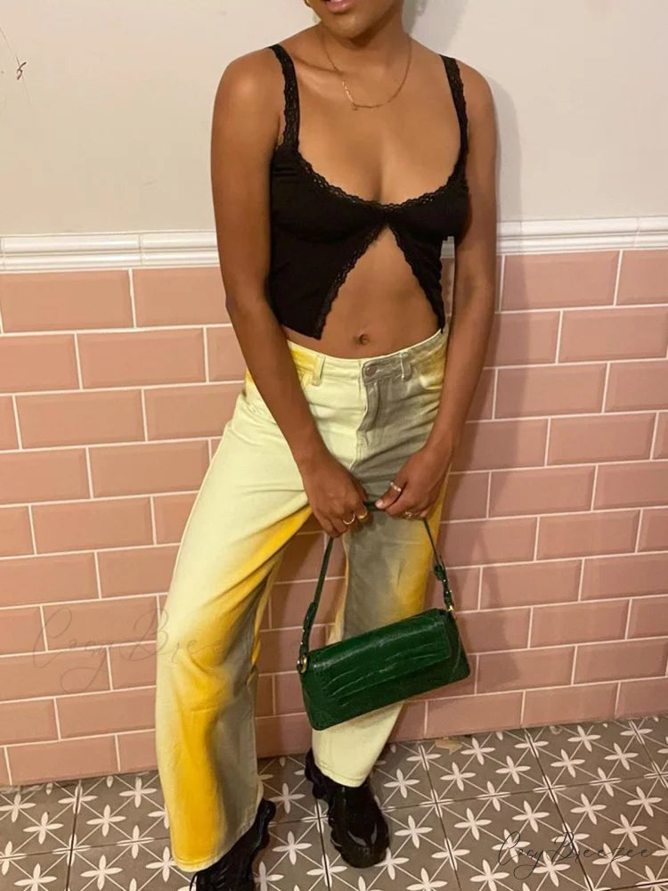 High Waisted Graceful Fringe Skirt