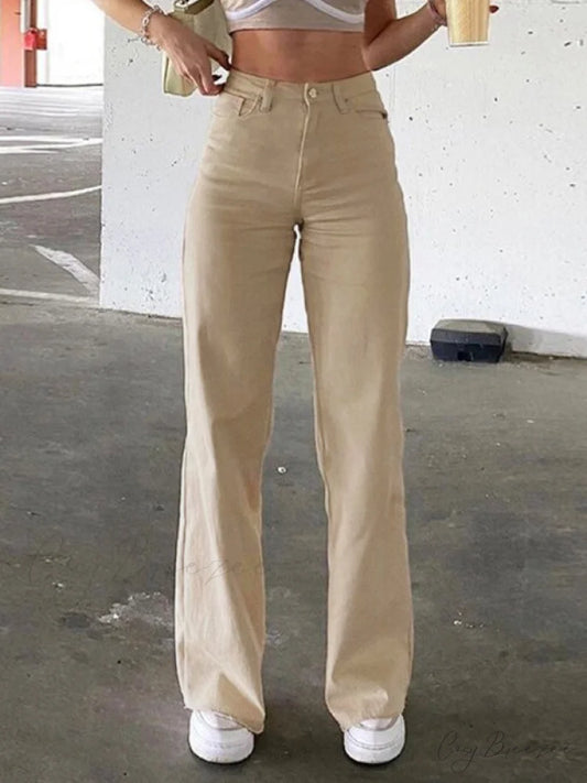 High Waisted Graceful Slit Tulle Skirt Cream / S