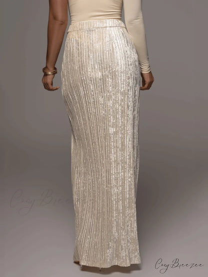 High Waisted Graceful Wide Leg Pants
