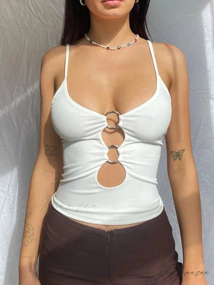 Hollow Out Backless Crop Top croptop-250223