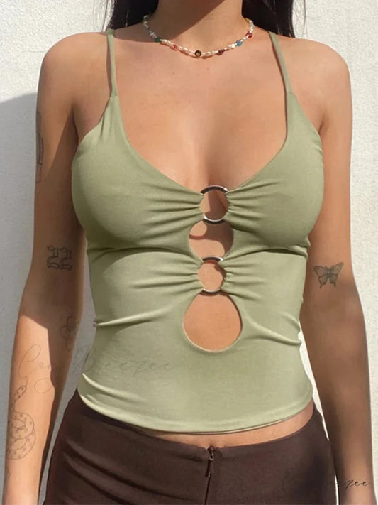 Hollow Out Backless Crop Top croptop-250223