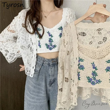Hollow Out Elegant Long Sleeve Shrug Cardigan cardiagn-250126