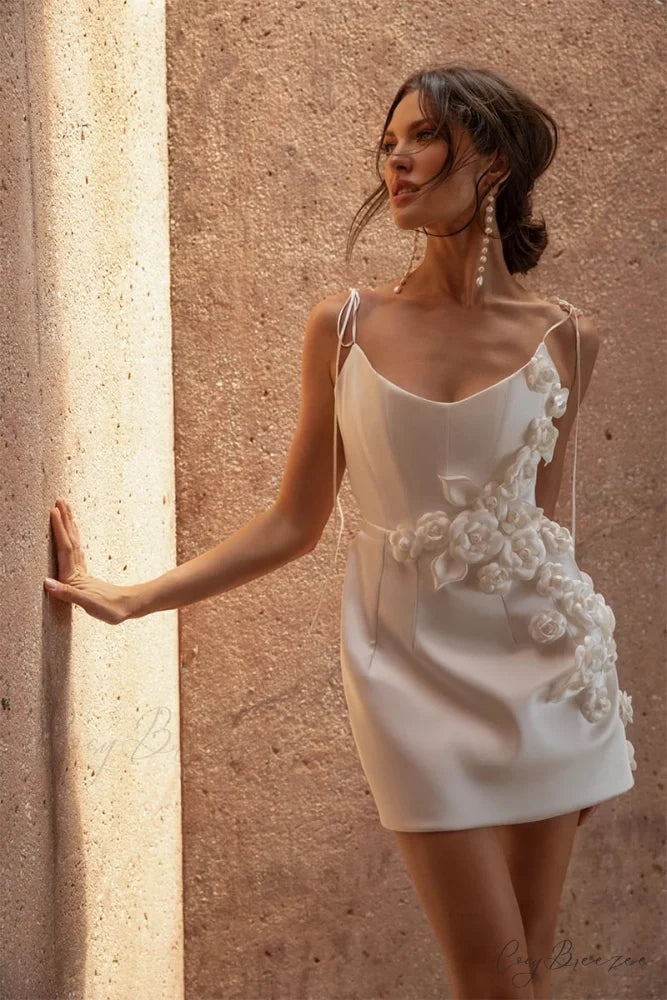 Hope 3D Floral Trendy Applique Mini Dress