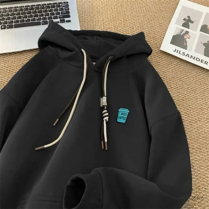 ’I Need Coffee’ Graphic Fleece Hoodie hoodies-241228