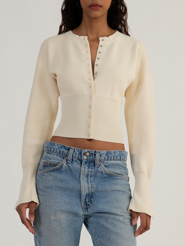 Sexy Women's Button Cardigan Sweater