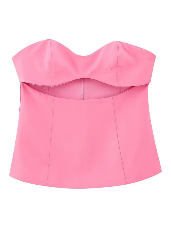 New Design Open Tube Top Women's Vest