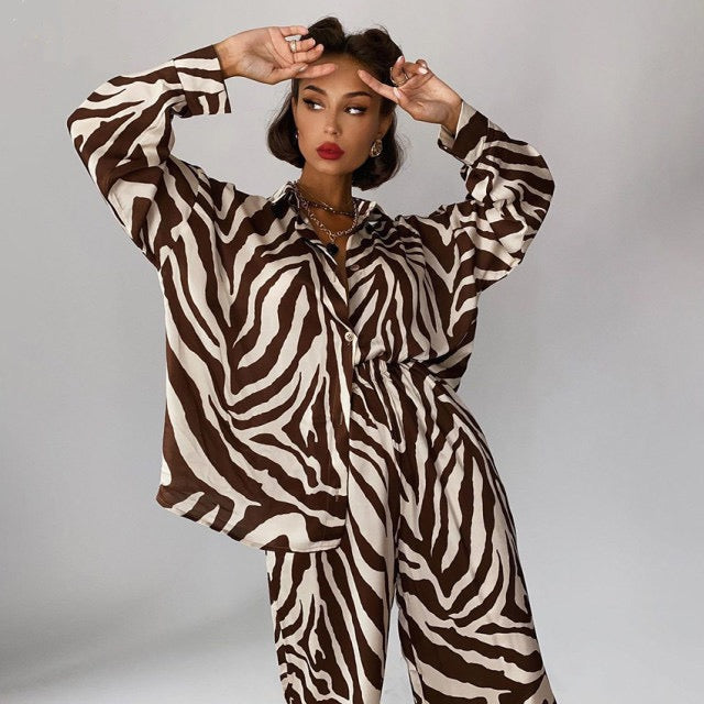 ASHA ZEBRA Stylish TWO PIECE SET