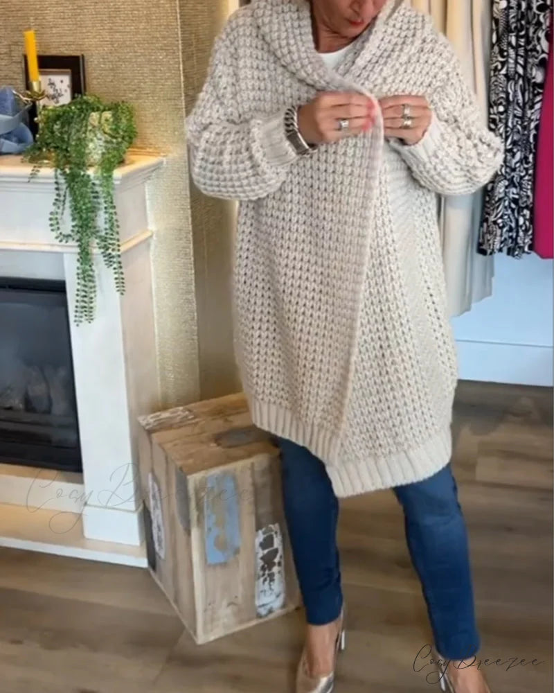 in solid Cardigan a color