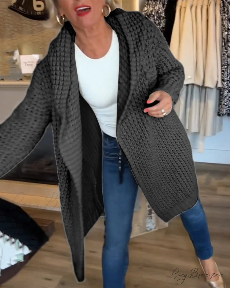 in solid Cardigan a color