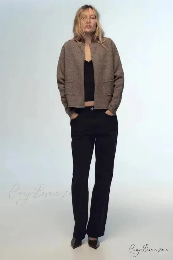 Informal Wool Full Sleeve Cardigan cardigans-241228