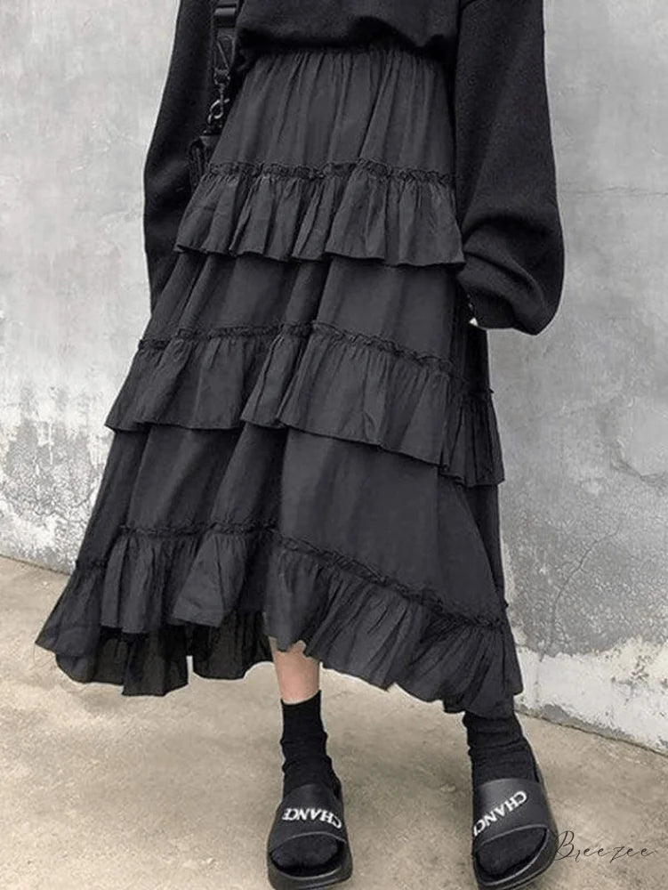 Irregular Tassel Graceful Side Split Dress