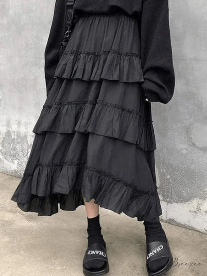 Irregular Tassel Graceful Side Split Dress