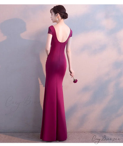 Isabella Formal Stylish High Slit Dress