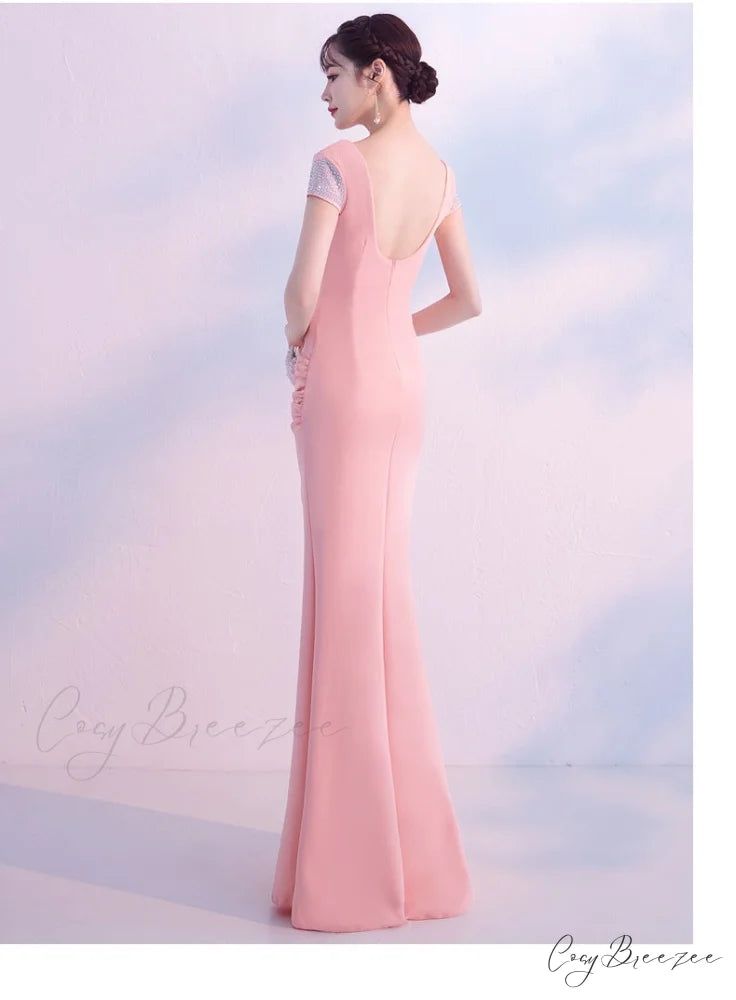 Isabella Formal Stylish High Slit Dress
