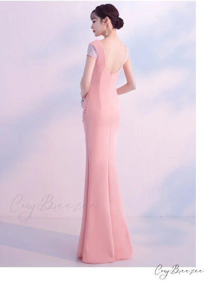 Isabella Formal Stylish High Slit Dress