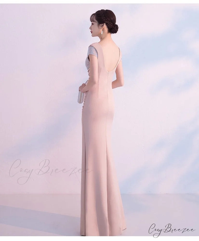 Isabella Formal Stylish High Slit Dress