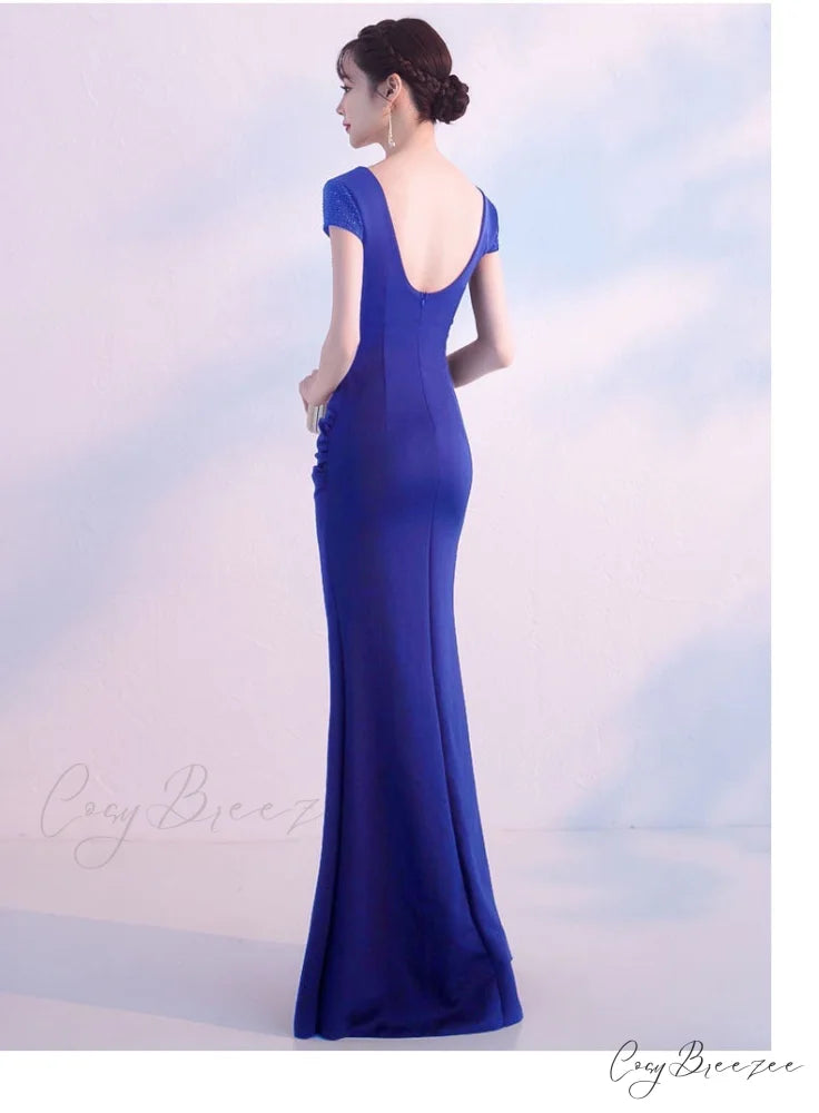 Isabella Formal Stylish High Slit Dress
