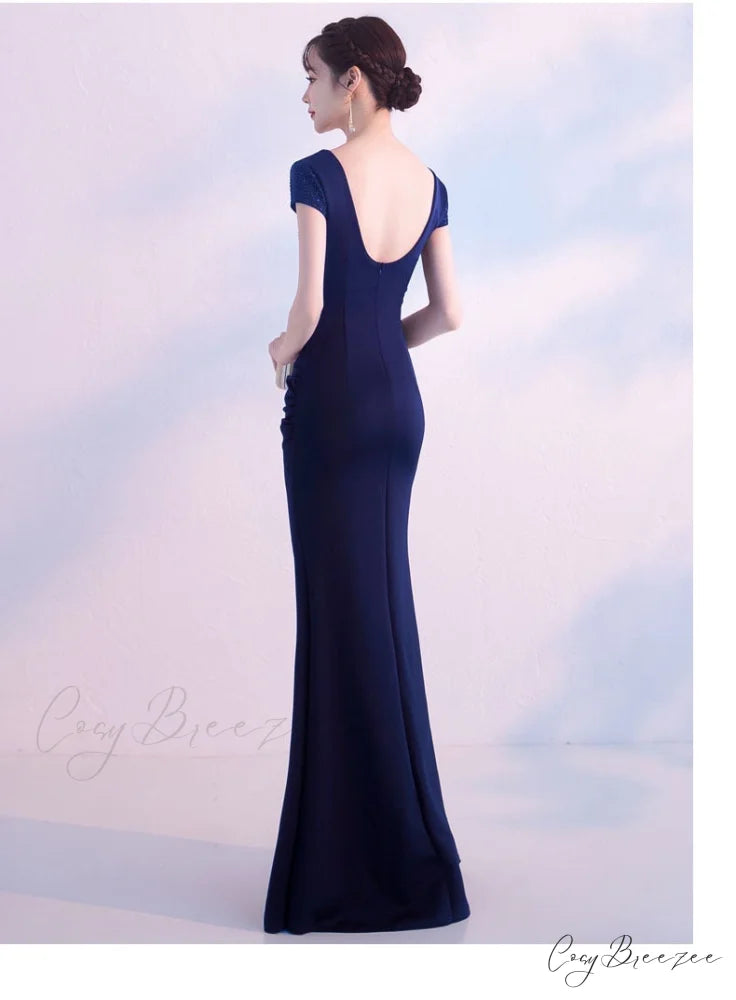 Isabella Formal Stylish High Slit Dress