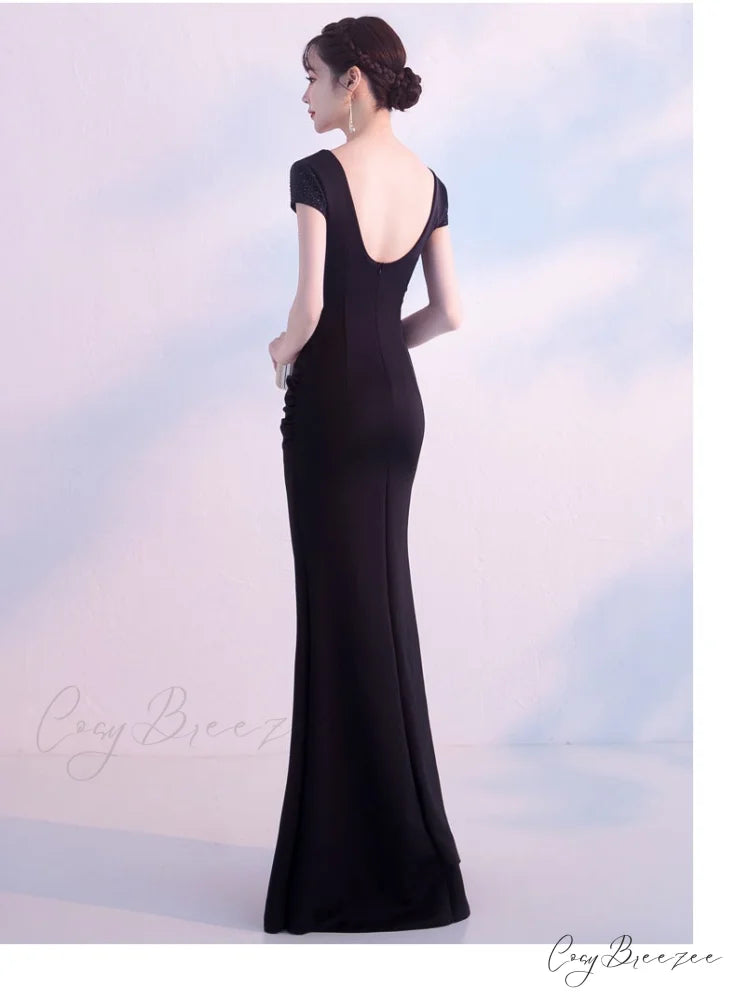 Isabella Formal Stylish High Slit Dress