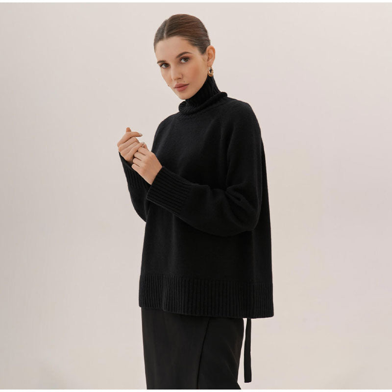 Renee Turtleneck Raglan Sleeves Women Sweater