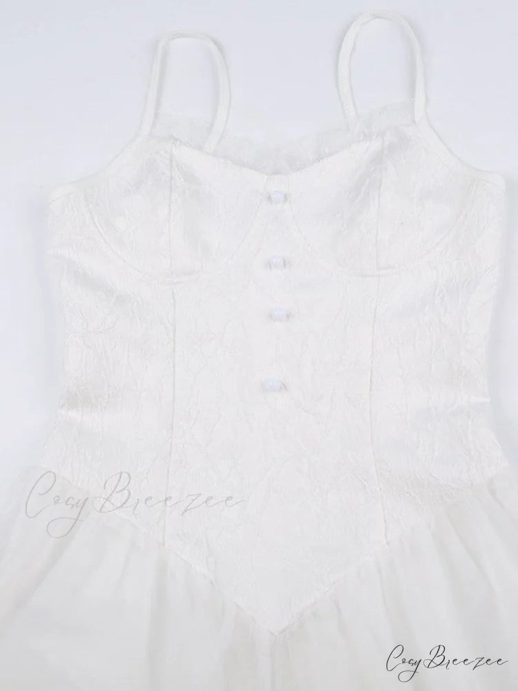 Jacquard Cropped Graceful Knit Tank Top