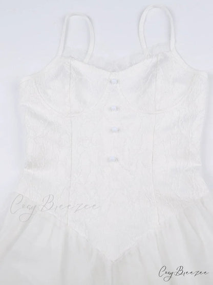 Jacquard Cropped Graceful Knit Tank Top