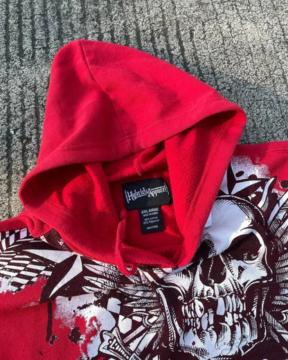 Joker Graphic Relaxed Hoodie hoodies-241228