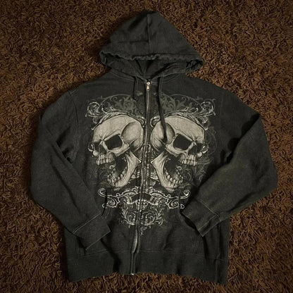 Joker Print Fleece Hoodie black / M hoodies-241228