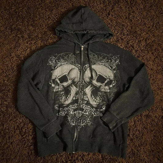 Joker Print Fleece Hoodie black / M hoodies-241228