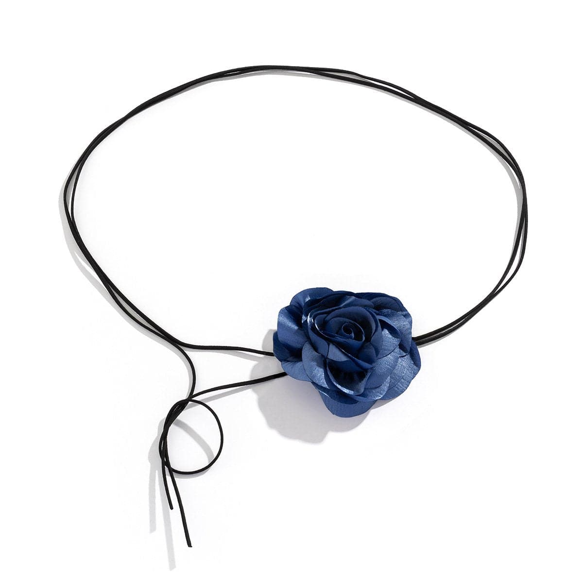 applique waist chain with self Flower tie