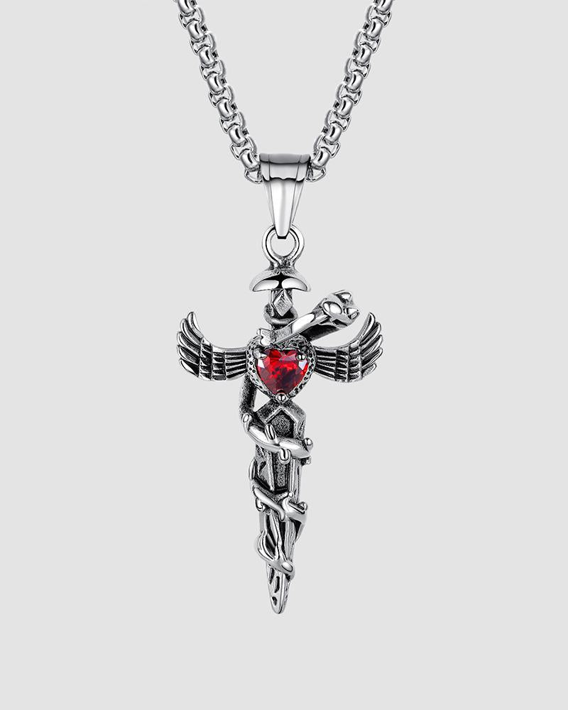 Wings Dagger Necklace