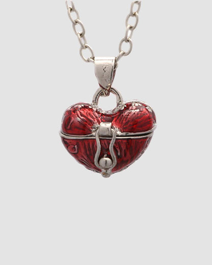 with Necklace Locket Heart Chain Pendant