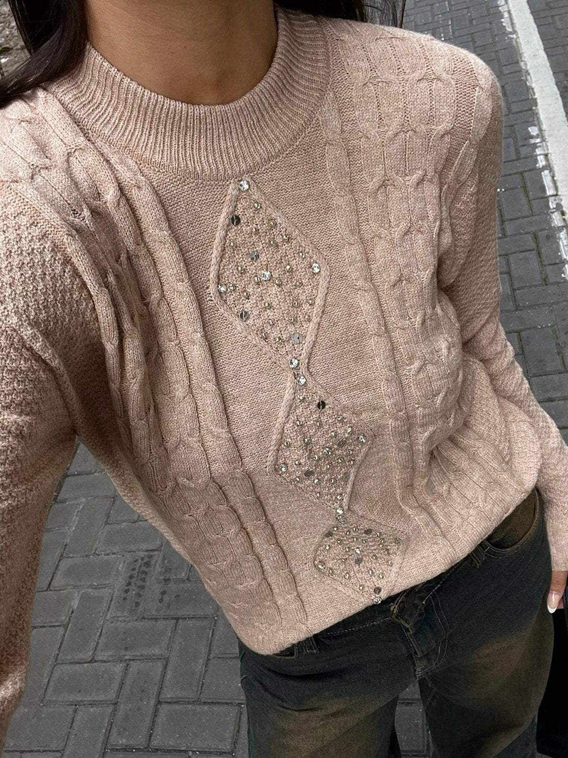 Cosybreezee - Women's Casual Sequined Sweater