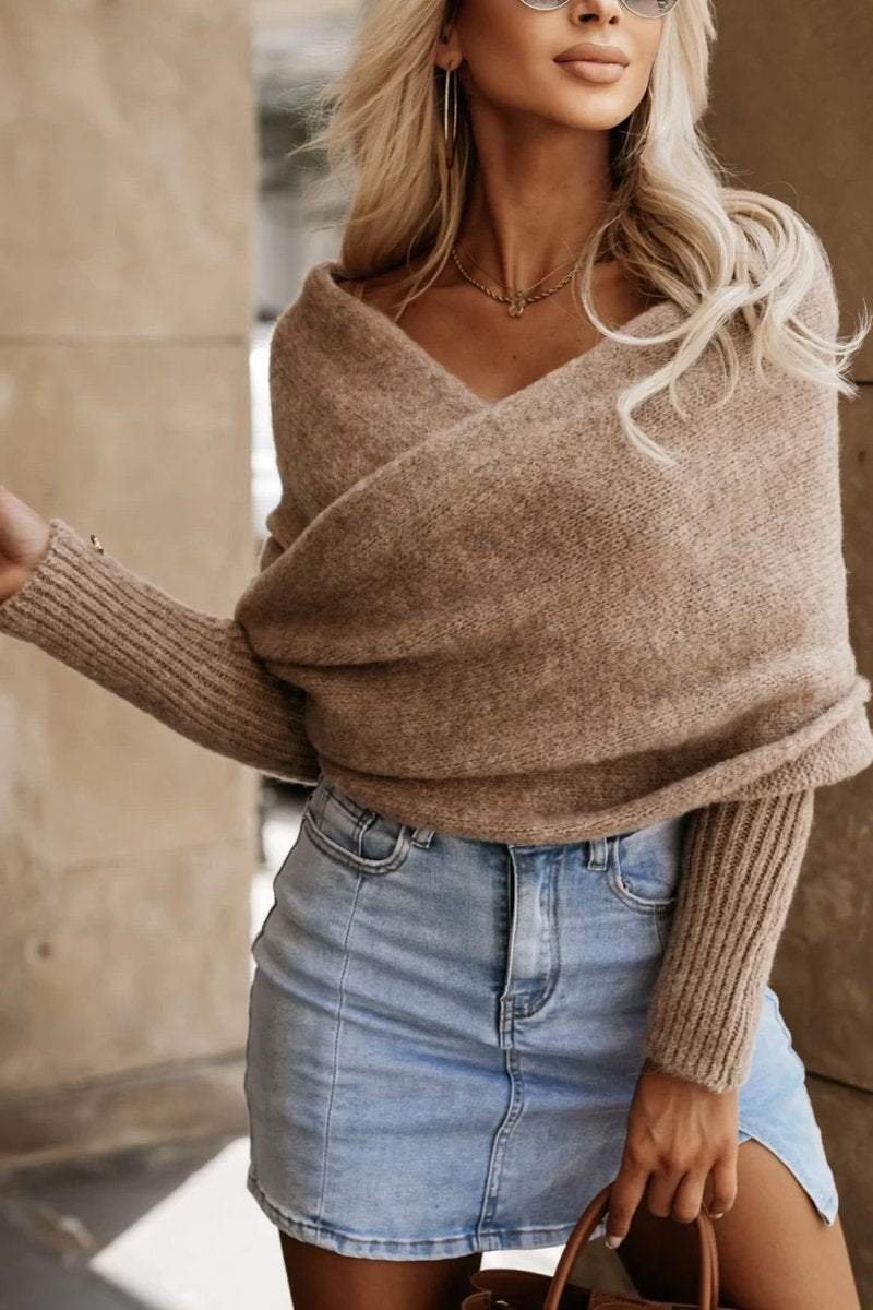 Cosybreezee - Women Should Wear Knitted Long-sleeved Sweaters In Autumn