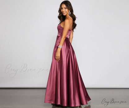 Juliet Formal High Charming Slit Dress 2