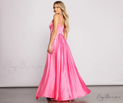 Juliet Formal Stylish High Slit Dress