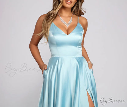 Juliet Formal Stylish High Slit Dress