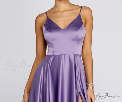 Juliet Formal Stylish High Slit Dress