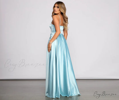 Juliet Formal Stylish High Slit Dress