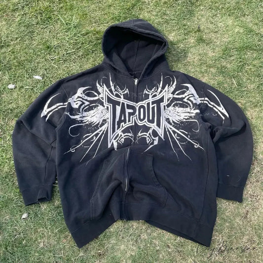 Kawaii Manga Streetwear Hoodie black 1 / S hoodies-241228