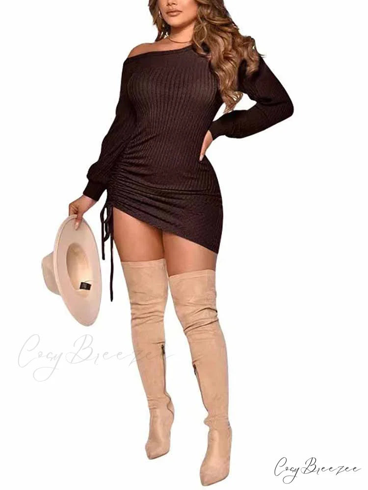 Knee Length Raw Trendy Hem Denim Shorts