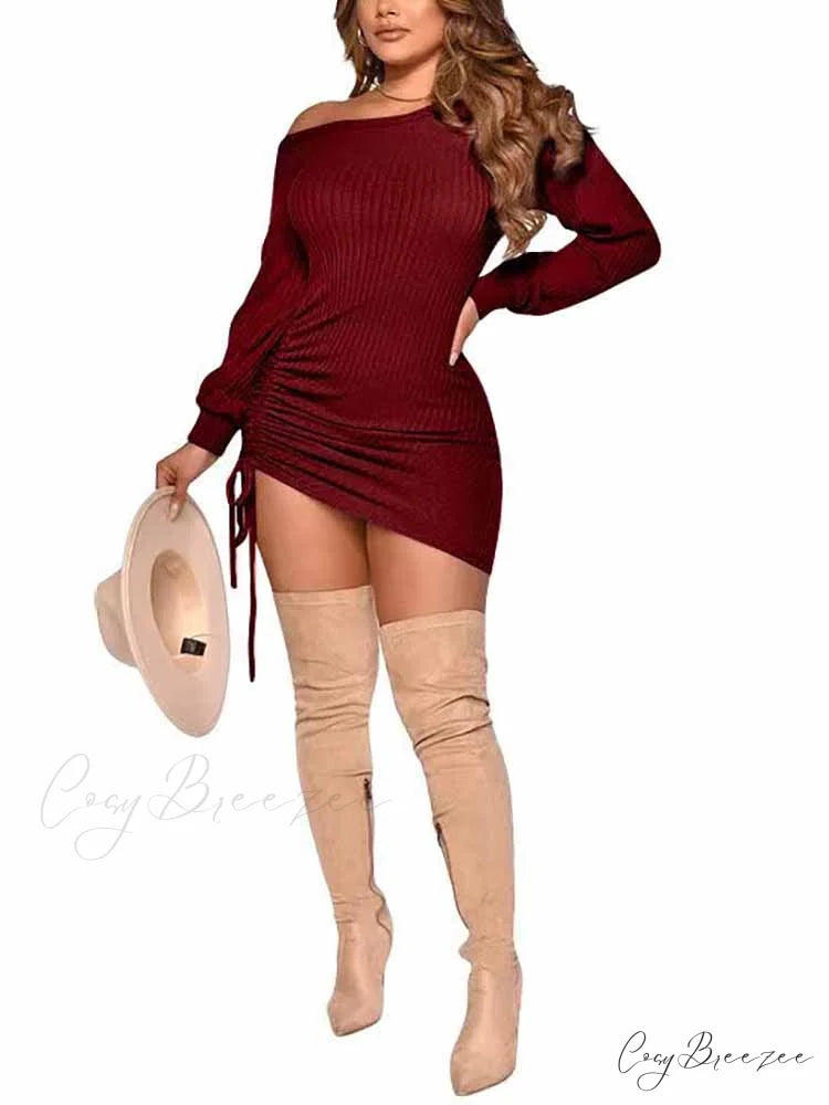 Knee Length Raw Trendy Hem Denim Shorts