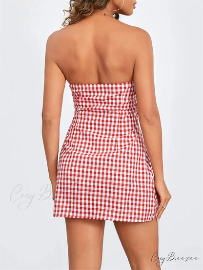 Knitted Floral Frilled Mini Dress minidress-250223
